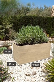 Hrantík MAXI, sklolaminát, šírka 100 cm, béžová, riadky