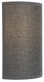 Moderná nástenná lampa sivá - Simple Drum Jute