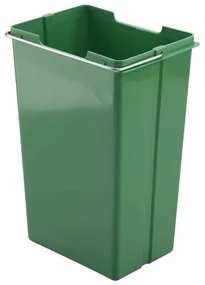 Elletipi Plastový kôš s rukoväťou 10 l, zelená