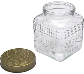 Altom Súprava sklenených dóz so zlatým vekom Daisy 1,8 l, 4 ks, 1,8 l