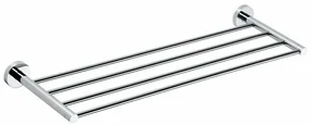 SAPHO XR412 X-Round E polička na uteráky 65 cm, strieborná