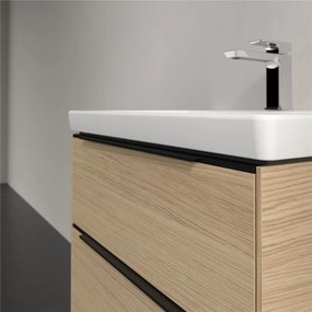 VILLEROY &amp; BOCH Subway 3.0 závesná skrinka pod umývadlo, 2 zásuvky, s LED osvetlením, 622 x 478 x 429 mm, Nordic Oak, C576L1VJ