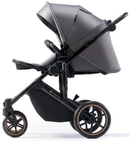KINDERKRAFT SELECT - Kombinovaný kočík 3v1 PRIME 2 Premium Shadow grey
