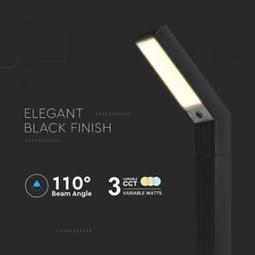 LED Solárna lampa 2v1 LED/1,5W/3,7V IP65 1500 mAh