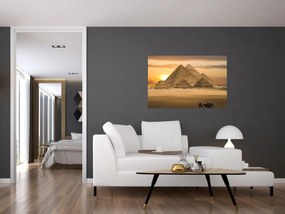 Obraz - Pyramídy (90x60 cm)