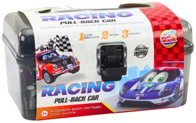 LEAN TOYS Sada 25 vozidiel s dopravnými značkami v kufri