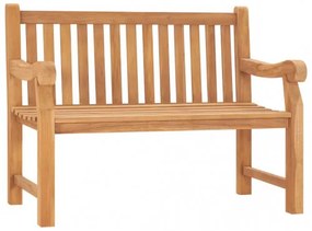 vidaXL Záhradná lavička 114 cm masívne teakové drevo-
