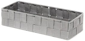 Compactor Úložný organizér do zásuvky Compactor TEX - košík L, 30 x 12 x 7 cm, sivý, L