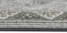 Koberce Breno Behúň EIGER 97, šíře role 67 cm, sivá, viacfarebná