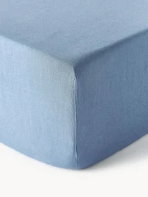 Elastická plachta na kontinentálnu posteľ z vypraného ľanu Airy