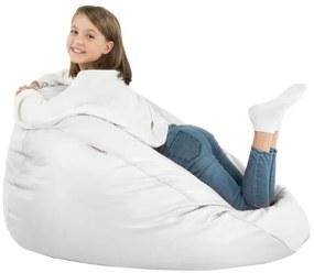 Sedací vak SAKO biely ekokoža