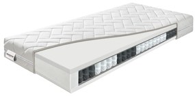 Tvrdý/stredne tvrdý pružinový obojstranný matrac 80x200 cm Comfort Flow – BENAB