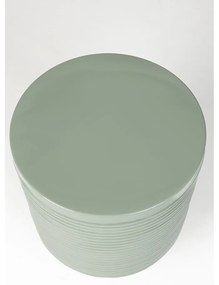 Kovový okrúhly odkladací stolík ø 35 cm Sven – White Label