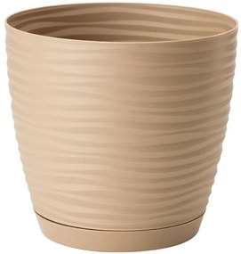 Sahara Petit okrúhly s podstavcom 15 cm caffe latte
