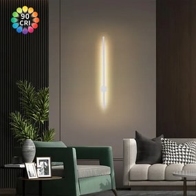 BRILAGI - LED vonkajšie nástenné svietidlo AURA LED/12W/230V 3000K IP54 65 cm biele CRI 90