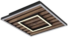 Globo 67345D - LED stropné svietidlo WOODY LED/18W/230V 3000K 30x30 cm