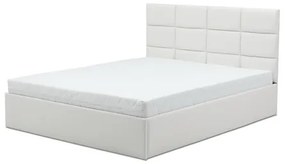 Čalouněná postel TORES s matrací rozměr 160x200 cm Bílá
