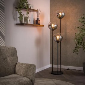 Stojaca lampa 71-09 Bubble 3L Smoked Glass  - Komfort-nábytok