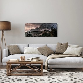 Obraz skalnatých hôr (120x50 cm)