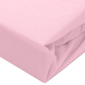 DETSKÉ NEPRIEPUSTNÉ JERSEY PRESTIERADLO SG 005 60X120 CM SVETLORUŽOVÁ
