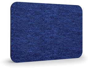 Akustický panel na stenu 120 x 80 cm, okrúhle rohy, tmavo modrá