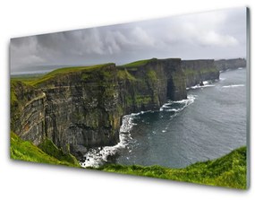 Obraz plexi Záliv skaly voda krajina 125x50 cm
