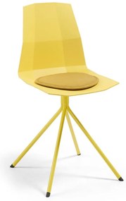 Žltý sedák Kave Home Stick