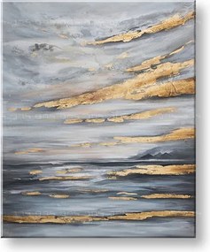 Maľovaný obraz na stenu OBLOHA 1 dielny YOBCWFAB031 - 90x110 cm