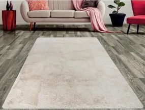 Koberec Fluffy Shaggy 80x150 cm, béžový%