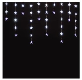 Vianočná reťaz 50xLED 6,35m studená biela