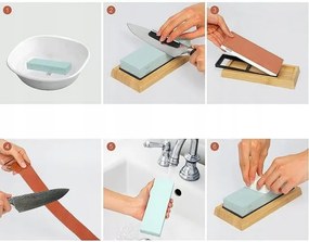 Sada brúsnych kameňov na nože SERDIS