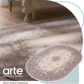 Koberec Agnella Isfahan Dafne Alabaster ovál