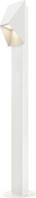 Nordlux Biela záhradná lampa Pontio pre žiarovku GU10 85cm 2218208001
