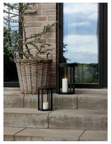 Čierny LED lampáš na USB (výška 35 cm) Firefly – Zone