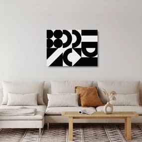 Sklenený obraz - Geometrická abstrakcia N⁰2 (70x50 cm)
