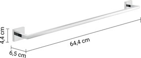 Gedy Gedy, ELBA držiak uterákov 650mm, chróm, A021613