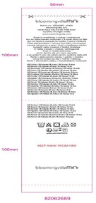 Biela detská deka 130x160 cm Sweets – Bloomingville Mini