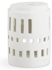 Biely keramický svietnik Kähler Design Urbania Lighthouse Little Tower