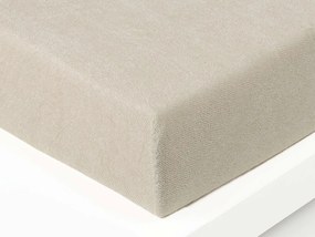 XPOSE® Froté plachta Exclusive - biela káva 90x200 cm