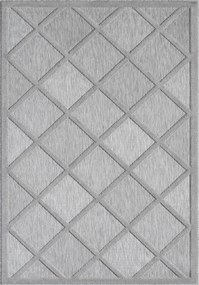 My Flair, Kusový koberec Mara II grau – na von aj na doma, 160x230, šedá, chodba / predsieň