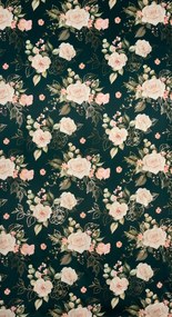 ZÁVES NA PÁSKE ROSE 135X270 CM VZOROVANÁ