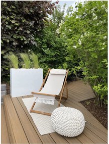 Kvetináč ELEMENTO, sklolaminát, šírka 88 cm, biely mat