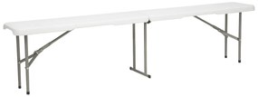 Cateringový skladací set Vivas 1+2L 180x70 cm - sivá / biela