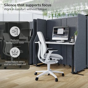 Akustická stena SADIE Carbon Fog 260/145 cm