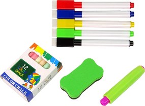 LEAN Toys Multifunkčný obojstranný herný stôl 3 v 1, hra Človeče