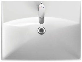 Cersanit S801-142-DSM -Závesná kúpeľňová skrinka s umývadlom LARA CITY 60 biela