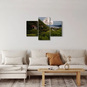 Obraz krajiny s mesiacom (90x60 cm)