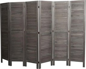 Paraván HWC-G30 - 170 × 240 cm - sivohnedá