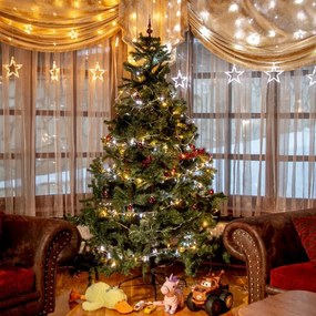 VOLTRONIC Vianočná reťaz 10 m, 100 LED teplá/studená biela