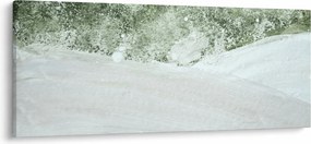 Obraz - Abstrakcia štetcami (120x50 cm)